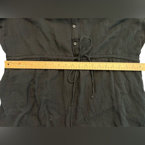 Old Navy Black Button-Front Romper – Size XL - Picture 4 of 6